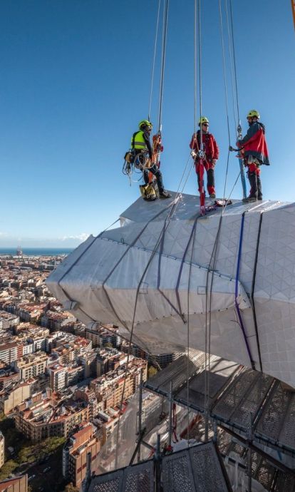 Les obres de la Sagrada Família Les obres de la Sagrada Família