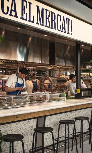 Parada Torres, el nou bar de mercat impulsat pels germans Torres i Pantea Group.