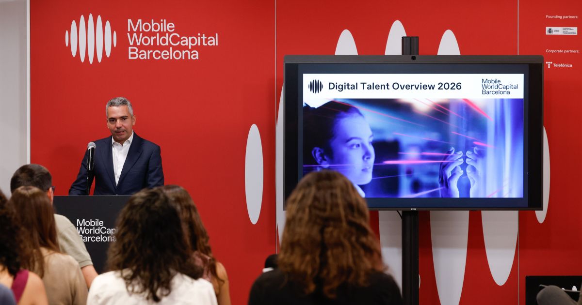 Jordi Arrufí presentant el Digital Talent Overview 2026