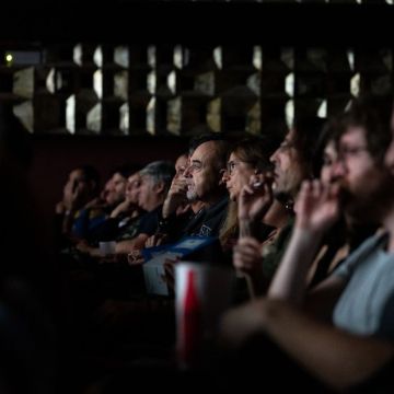 Públic assistint a la Festa del Cinema
