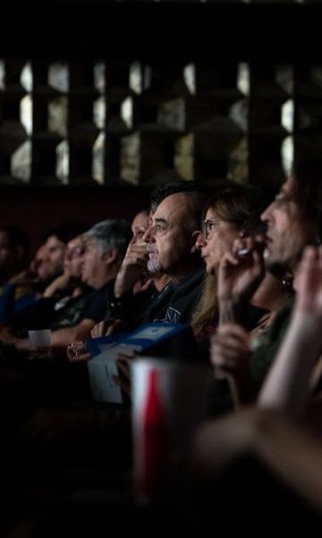 Públic assistint a la Festa del Cinema