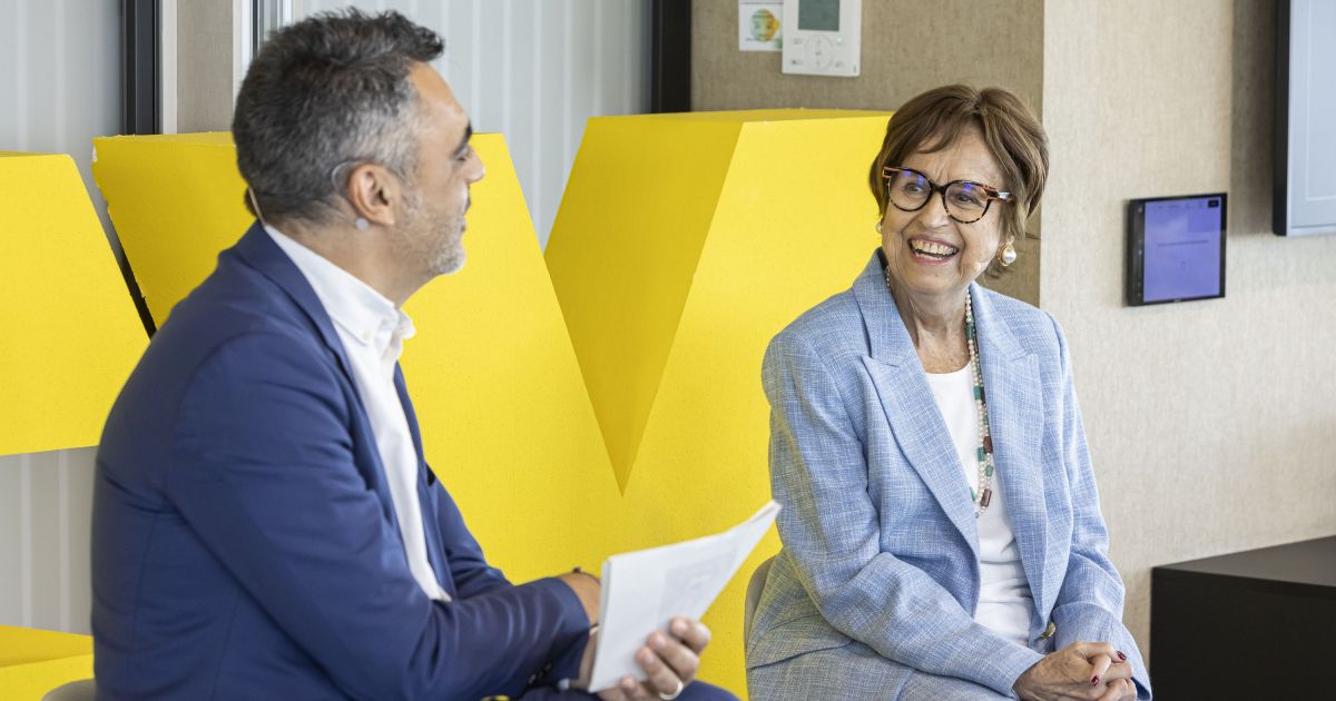 Conversa amb Maria Àngels Vallvé al cicle True Leaders. © Marc Llibre