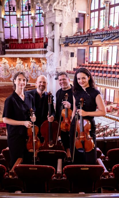El Quartet Casals actuarà al Palau de la Música el 9 de juny. ©Àngel Bravo El Quartet Casals actuarà al Palau de la Música el 9 de juny. ©Àngel Bravo