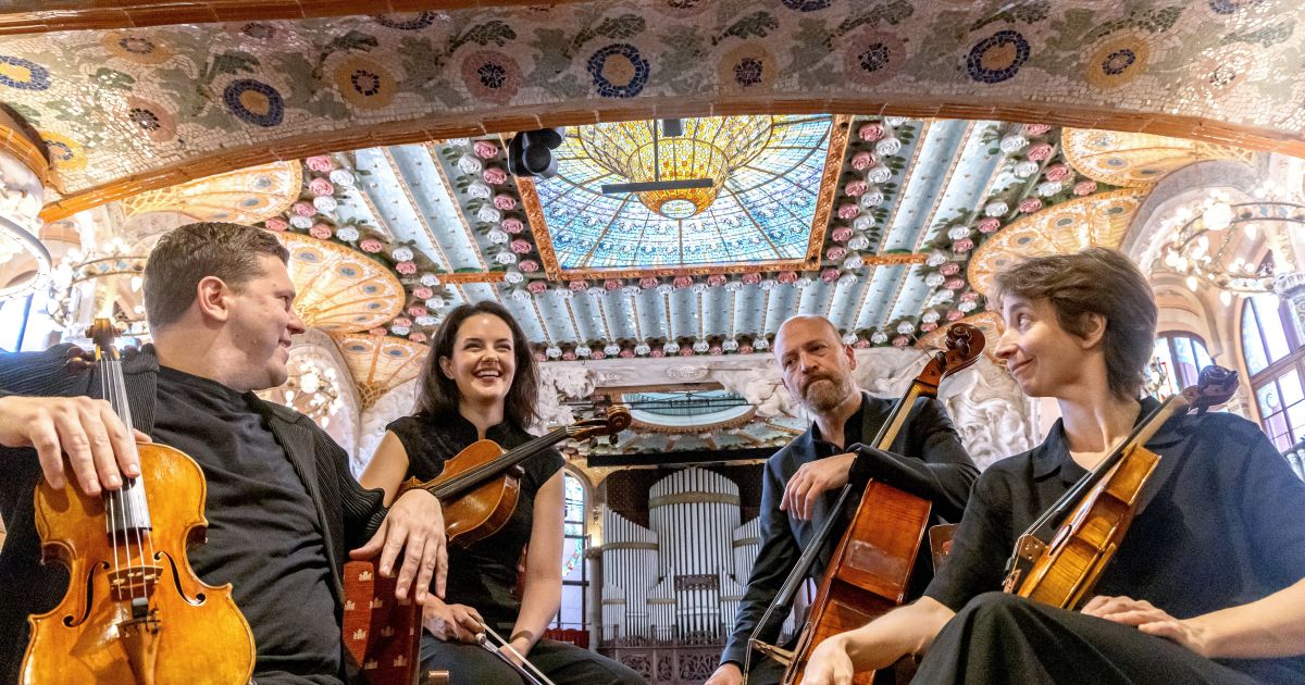 El Quartet Casals actuaran al costat d'Alexander Melnikov ©Àngel Bravo El Quartet Casals actuaran al costat d'Alexander Melnikov ©Àngel Bravo