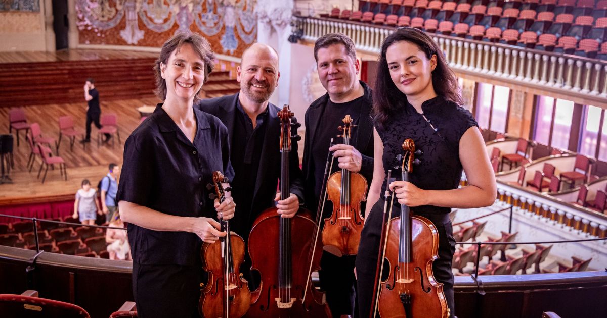 D'esquerra a dreta: Vera Martínez, Arnau Tomàs, Abel Tomàs i Cristina Cordero. ©Àngel Bravo D'esquerra a dreta: Vera Martínez, Arnau Tomàs, Abel Tomàs i Cristina Cordero. ©Àngel Bravo