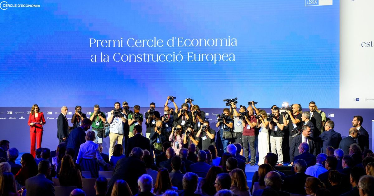 Entrega del Premi Cercle d'Economia a la Construcció Europea