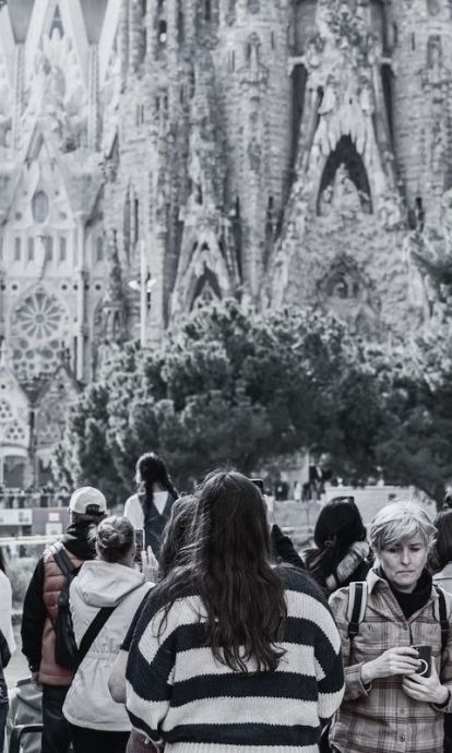 Turisme a la Sagrada Família. © Àngel Bravo