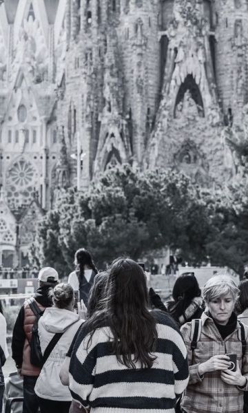 Turisme a la Sagrada Família. © Àngel Bravo