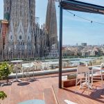 Vistas desde del Sercotel Rossello a la Sagrada Família 