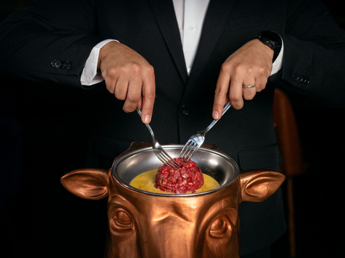 El famoso steak tartar de Sintonía El famoso steak tartar de Sintonía