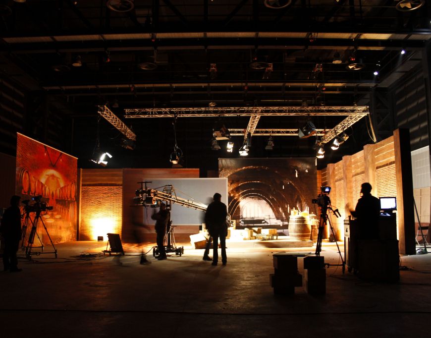 Un dels platós del Parc Audiovisual de Catalunya.