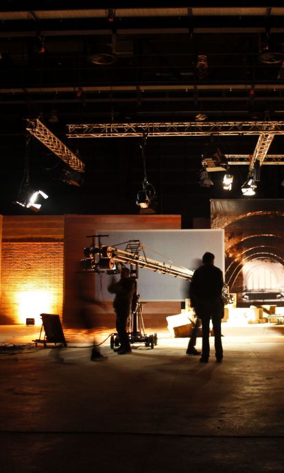 Un dels platós del Parc Audiovisual de Catalunya. Un dels platós del Parc Audiovisual de Catalunya.