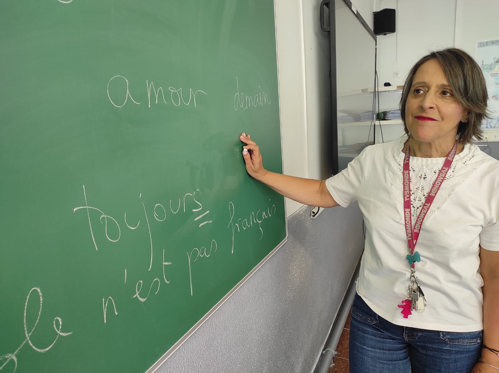 Marie Martínez sempre ha volgut ser professora. © Carme Escales Marie Martínez sempre ha volgut ser professora. © Carme Escales