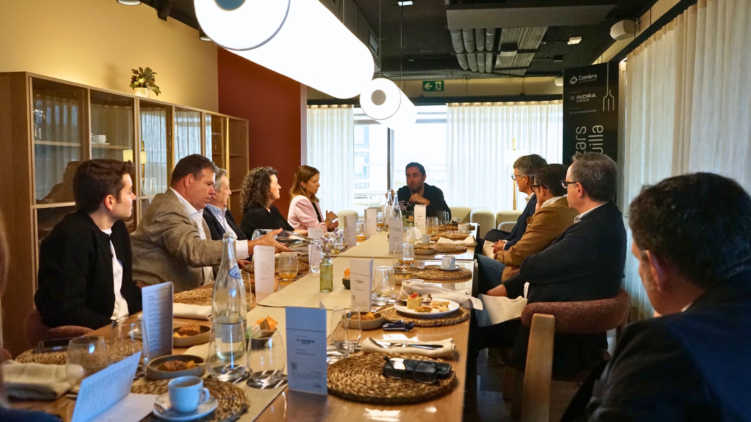 Jordi Herreruela participa a l'Esmorzar de Forquilla organitzat per la Cambra de Comerç de Barcelona i patrocinat per Indra Jordi Herreruela participa a l'Esmorzar de Forquilla organitzat per la Cambra de Comerç de Barcelona i patrocinat per Indra
