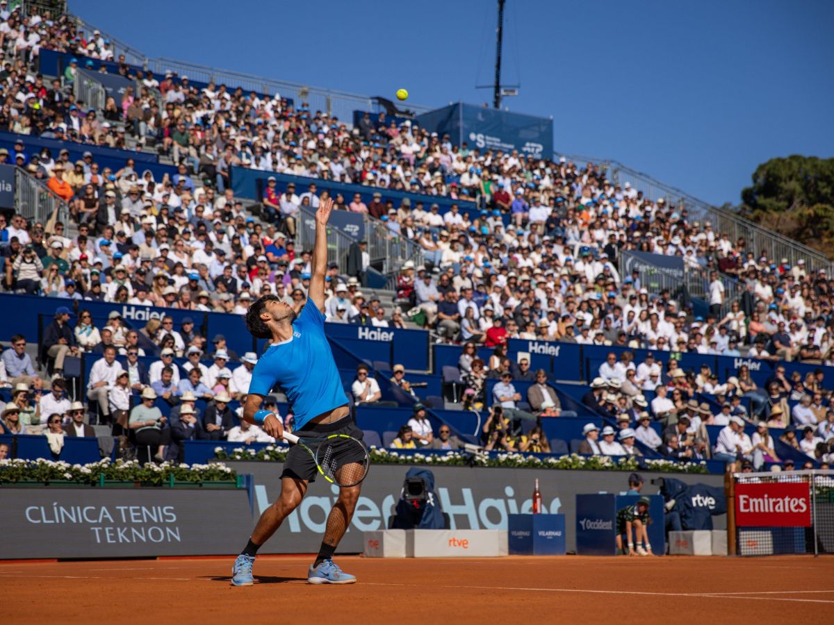 Carlos Alcaráz en la darrera edició del Barcelona Banc Sabadell. © ATP Carlos Alcaráz en la darrera edició del Barcelona Banc Sabadell. © ATP