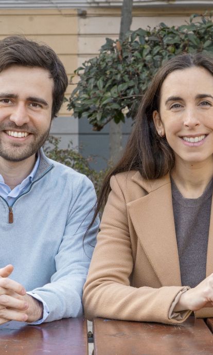 Ferran Ballard i Alejandra Scherk, fundadors de The Brain School. © Carlos Ruiz
