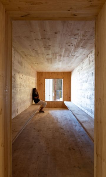 Una de les instal·lacions que conviden a reflexionar a les Tres Xemeneies. © Anna Mas Una de les instal·lacions que conviden a reflexionar a les Tres Xemeneies. © Anna Mas