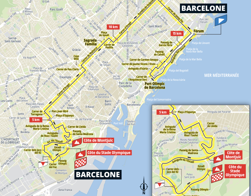 mapa grand depart
