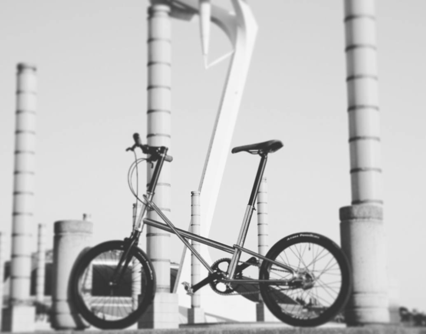 Una bici de Castro Bikes en la Anella Olímpica