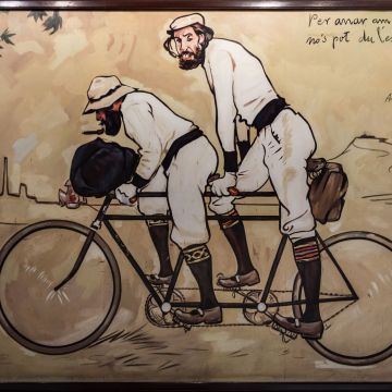 'Ramon Casas i Pere Romeu en un tàndem', ara al MNAC 'Ramon Casas i Pere Romeu en un tàndem', ara al MNAC