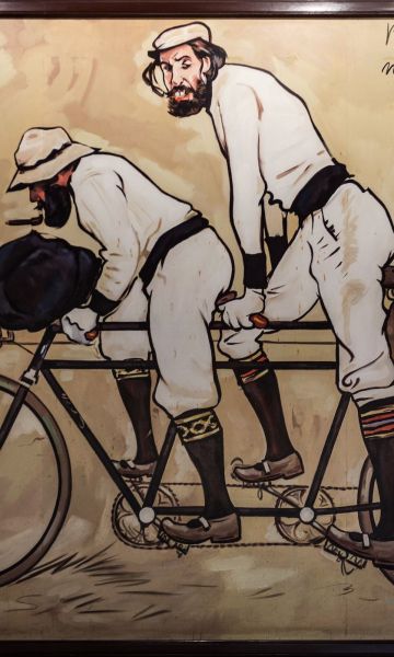 'Ramon Casas i Pere Romeu en un tàndem', ara al MNAC