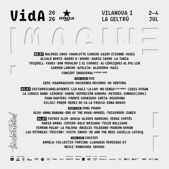 Cartel Vida Festival 2026 Cartel Vida Festival 2026