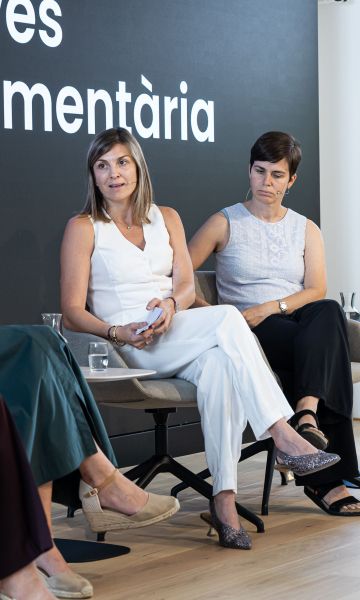 La sessió 'De Catalunya al món: les noves regles de l'exportació agroalimentària' dins del cicle Eixample Talks. © Àngel Bravo