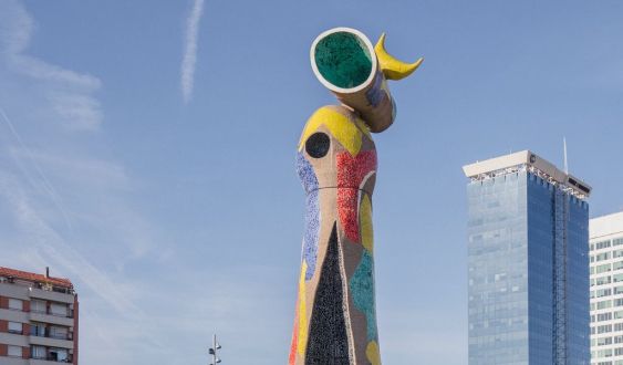 Escultura 'Dona i ocell', de Joan Miró. © Elena Pastor