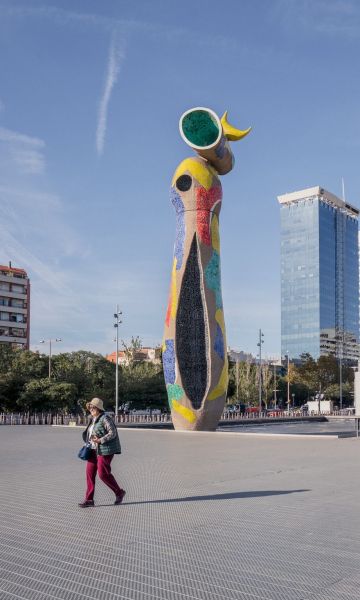 Escultura 'Dona i ocell', de Joan Miró. © Elena Pastor