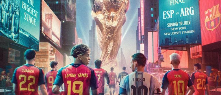Imatge generada pel FC Barcelona que il·lustra la influència del Barça en la final del Mundial entre Argentina i Espanya © FC Barcelona Imatge generada pel FC Barcelona que il·lustra la influència del Barça en la final del Mundial entre Argentina i Espanya © FC Barcelona