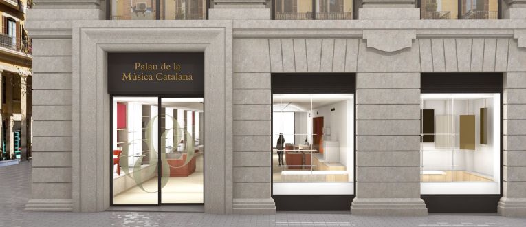 Així serà la nova Porta del Palau des de Via Laietana Així serà la nova Porta del Palau des de Via Laietana