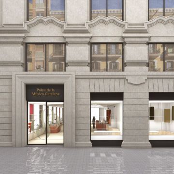 Així serà la nova Porta del Palau des de Via Laietana Així serà la nova Porta del Palau des de Via Laietana