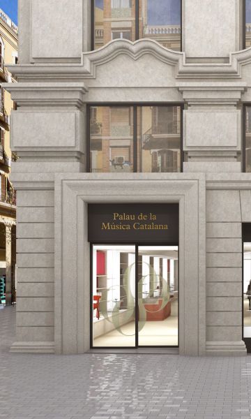 Així serà la nova Porta del Palau des de Via Laietana Així serà la nova Porta del Palau des de Via Laietana