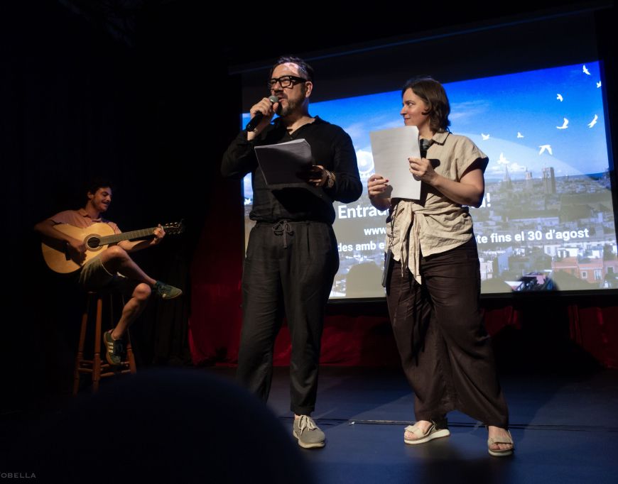 Felipe Cabezas e Isabella Pintani en la presentación de la temporada. ©Josep Tobella Felipe Cabezas e Isabella Pintani en la presentación de la temporada. ©Josep Tobella