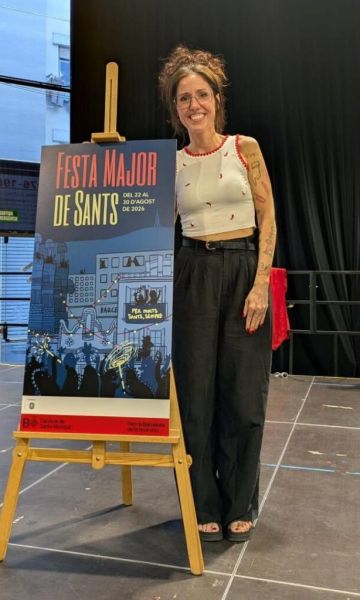 Cartell de la Festa Major de Sants 2026