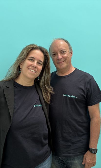 Elisabet del Valle i Xavier Muñoz, fundadors d'Onalabs. © Onalabs