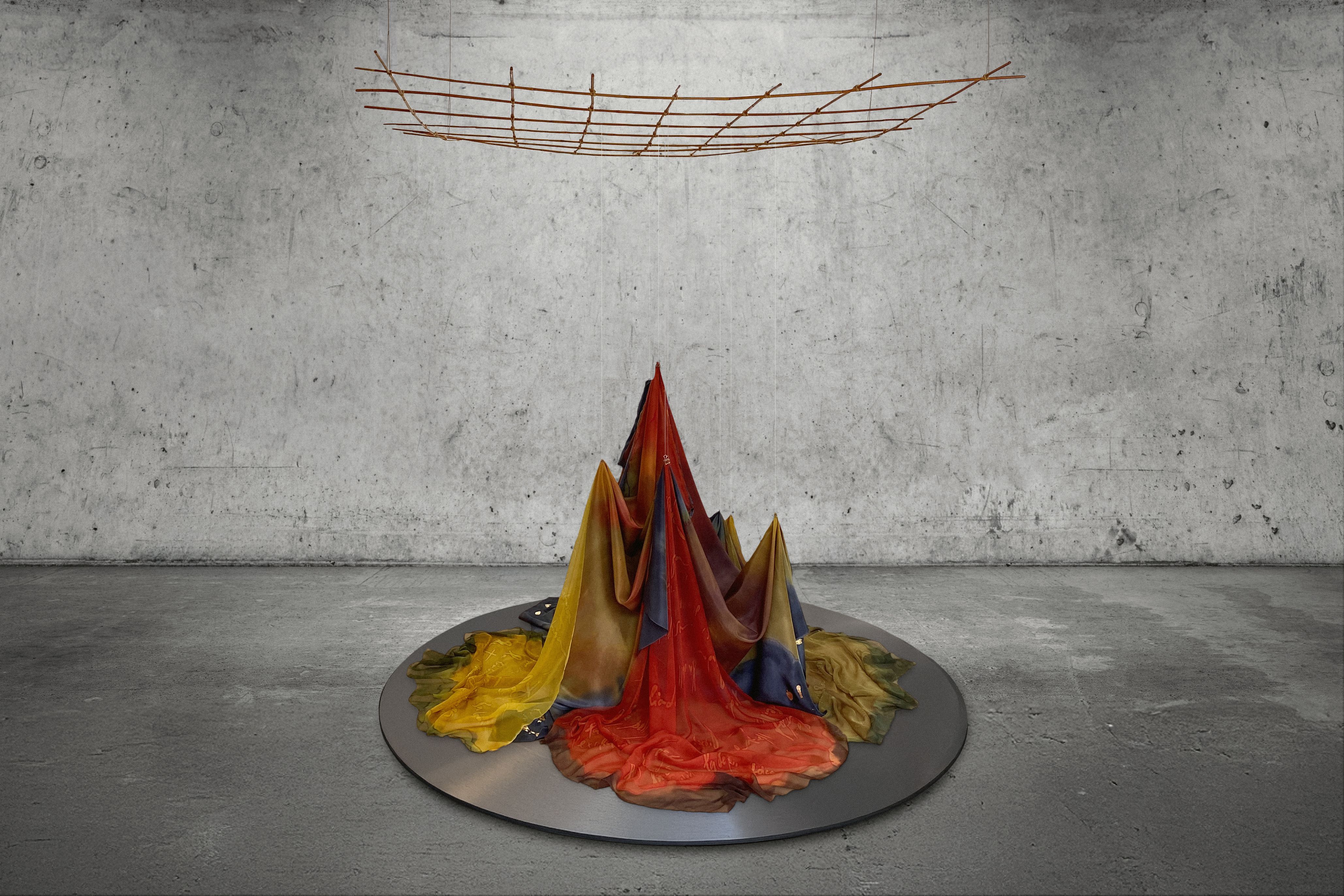 La escultura textil 'Medea' (2025). La escultura textil 'Medea' (2025).