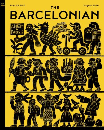 'Anem a Passeig', portada de The Barcelonian © Pau Masiques 'Anem a Passeig', portada de The Barcelonian © Pau Masiques