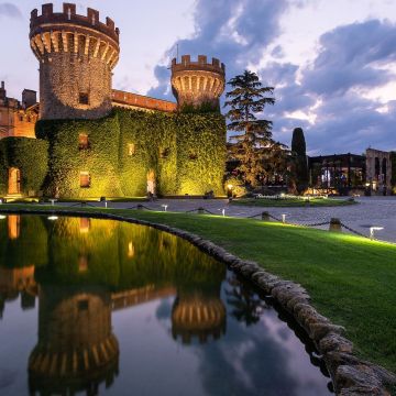 Castell de Perelada de nit © Cedida