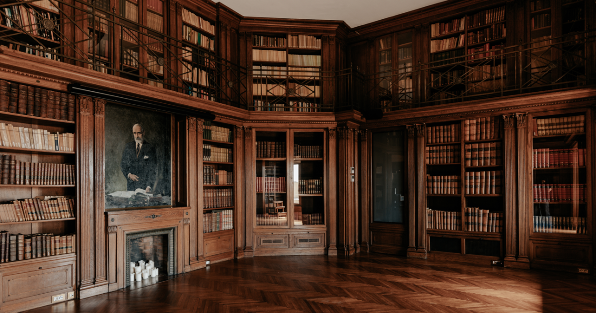 La biblioteca de Francesc Cambó en el Grand Hotel Central La biblioteca de Francesc Cambó en el Grand Hotel Central