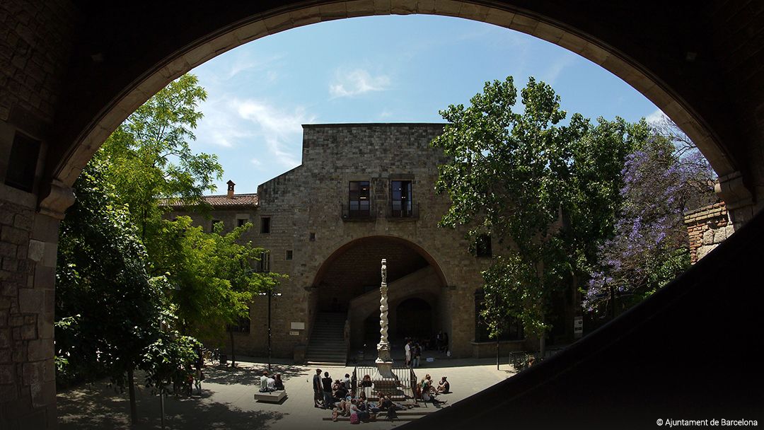 El antiguo Hospital de Santa Creu. ©Ajuntament de Barcelona
