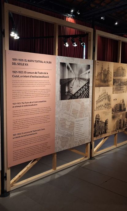 Exposició 'Barcelona ciutat i teatre' al Born Centre Cultural