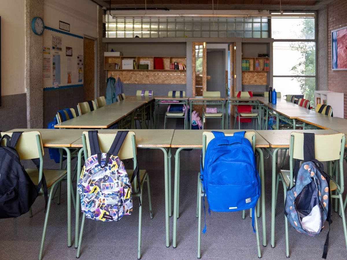 Aula d'una escola de Barcelona. © Mariona Gil Aula d'una escola de Barcelona. © Mariona Gil