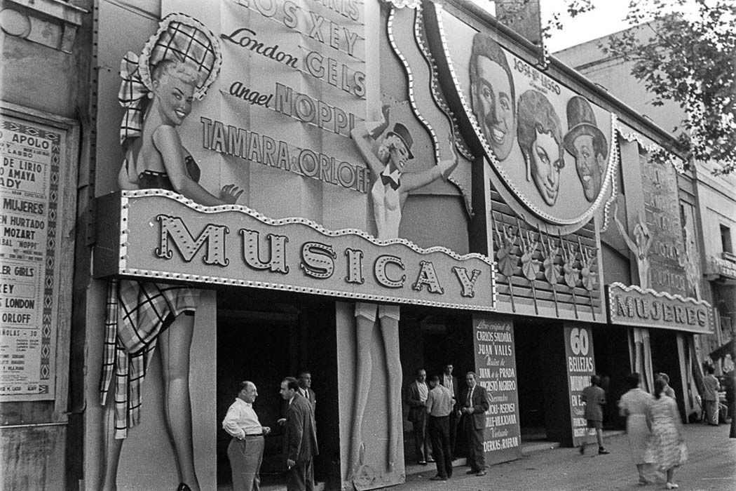 Imatge dels teatres de l'Avinguda Paral·lel