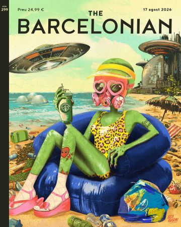'Turisme interestel·lar', portada de The Barcelonian, de Bea Marín