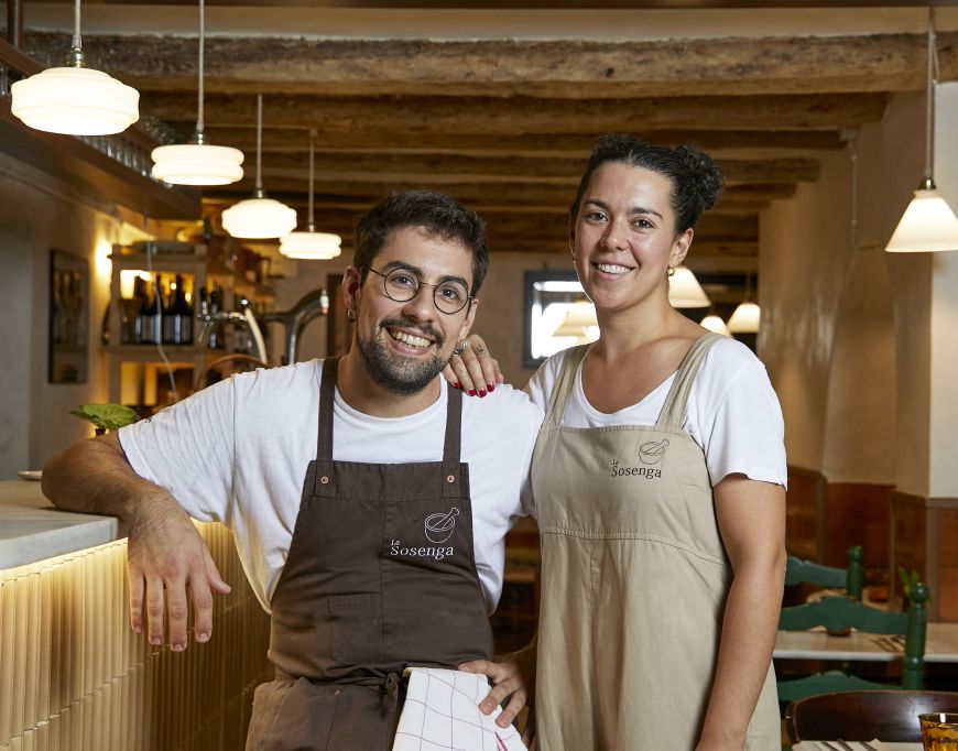 Marc Pérez y Tania Doblas, al capdavant de La Sosenga Marc Pérez y Tania Doblas, al capdavant de La Sosenga