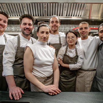 L'equip del restaurant Mineral de Barcelona