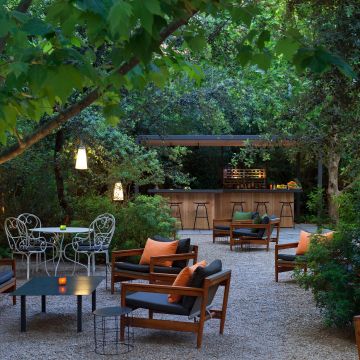 Jardines del hotel Alma