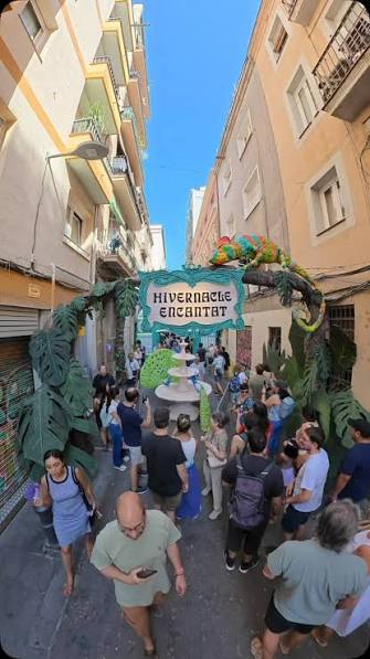 Entrada al carrer Mozart, guanyador del segon premi 