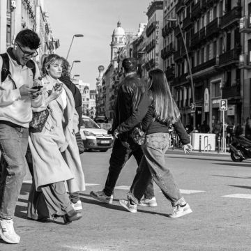 Personas de compras. Retail. por Àngel Bravo